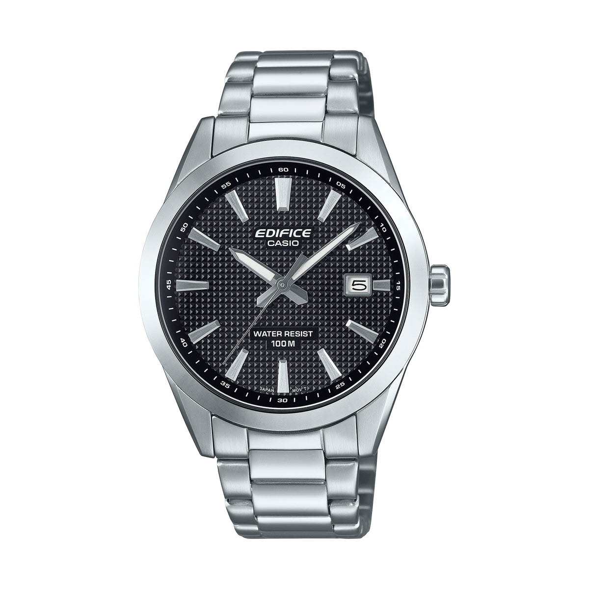 Relógio Casio Edifice EFV-160D-1AVEF Preto — vista frontal