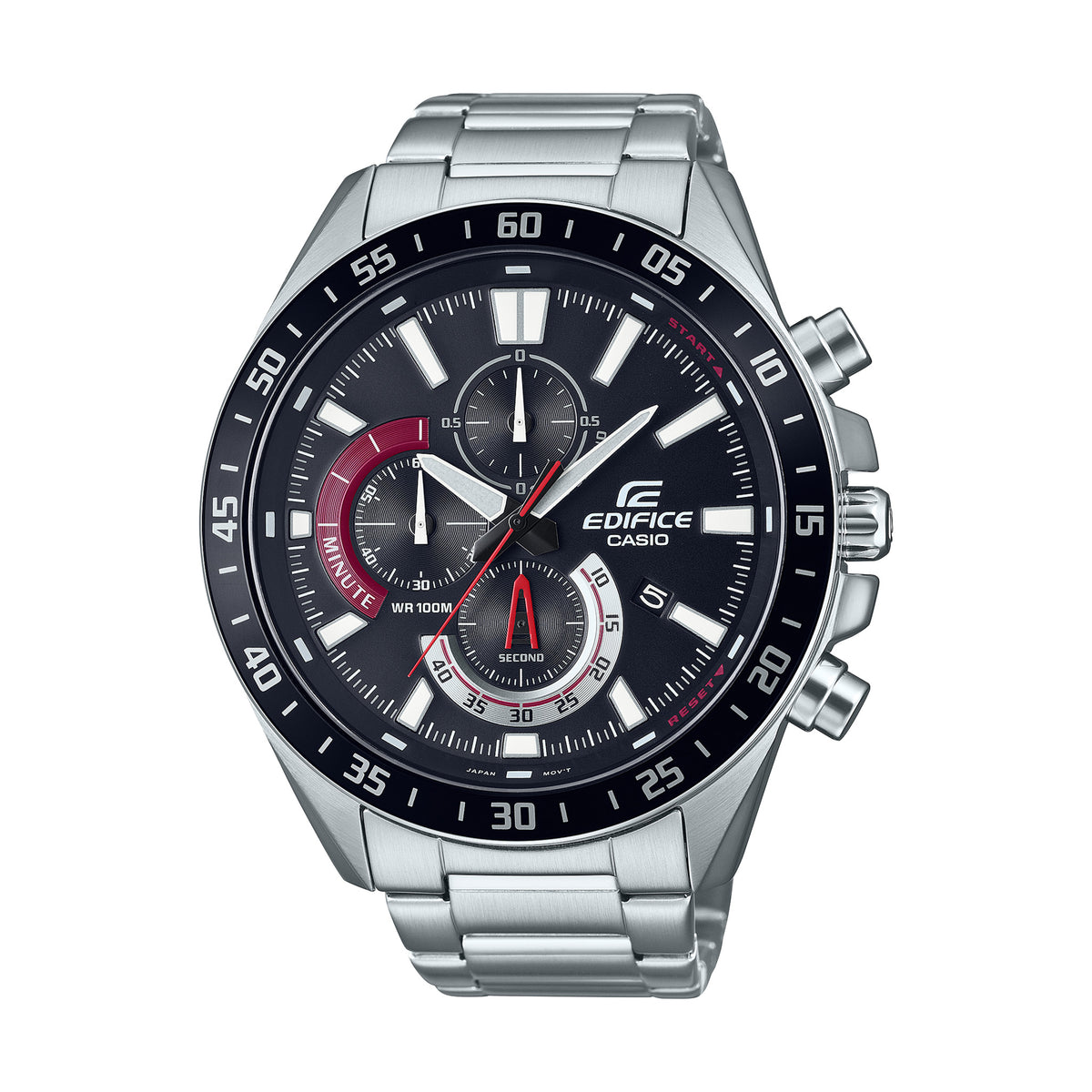 Relógio Casio Edifice EFV-620D-1A4VUEF Cronógrafo — vista frontal