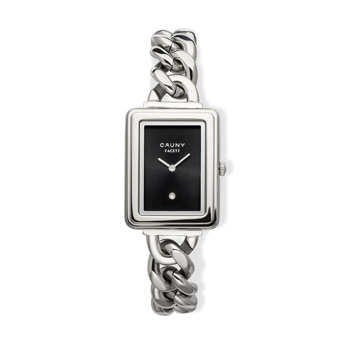 Relógio Cauny Facett Diamond Silver — vista frontal