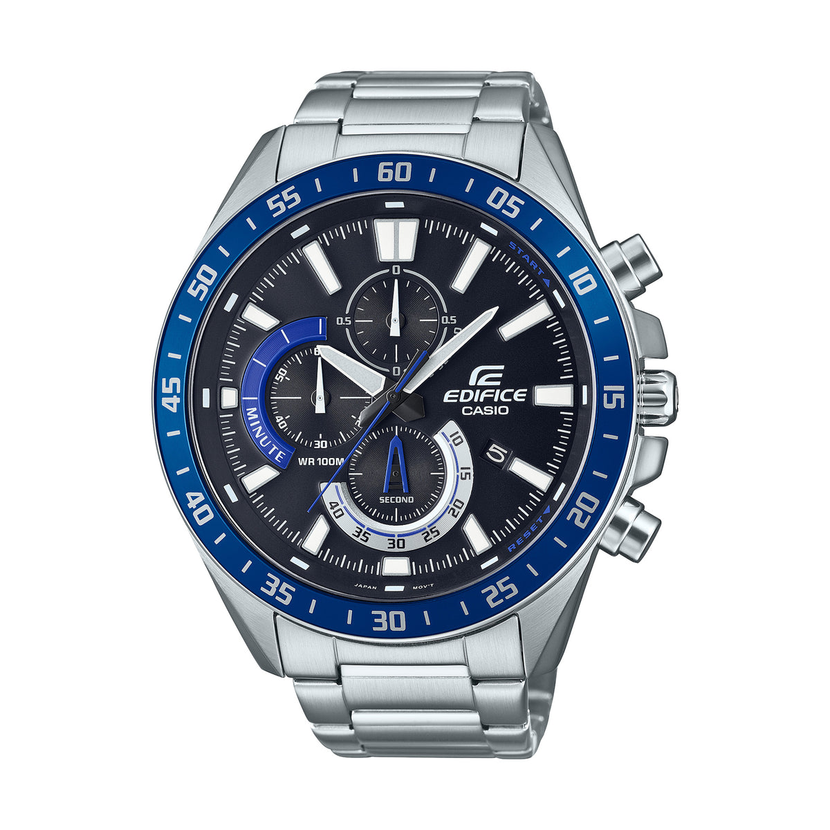 Relógio Casio Edifice EFV-620D-1A2VUEF Cronógrafo — vista frontal