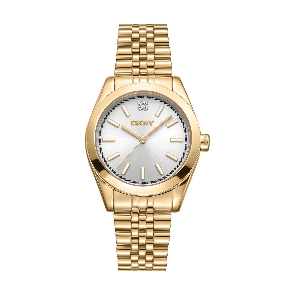 Relógio DKNY Nolita Midi Dourado — referência DK1L029M0055