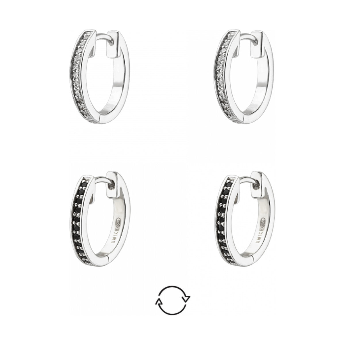 Argolas Unike Classy 2 in 1 — UK.AR.1204.0026
