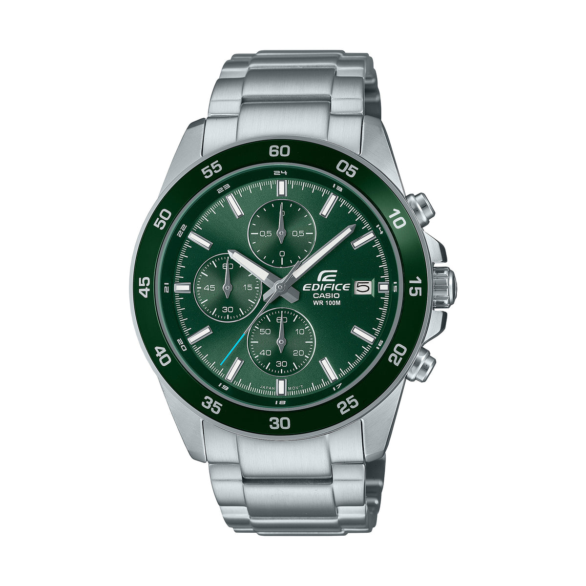 Relógio Casio Edifice EFR-526D-3AVUEF Verde-Acinzentado — vista frontal