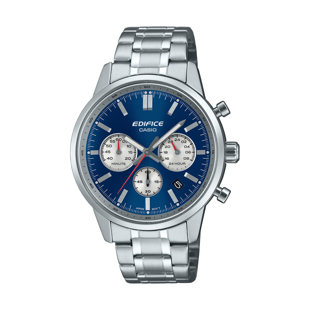 Relógio Casio Edifice EFR-575D-2AEF Azul — vista frontal