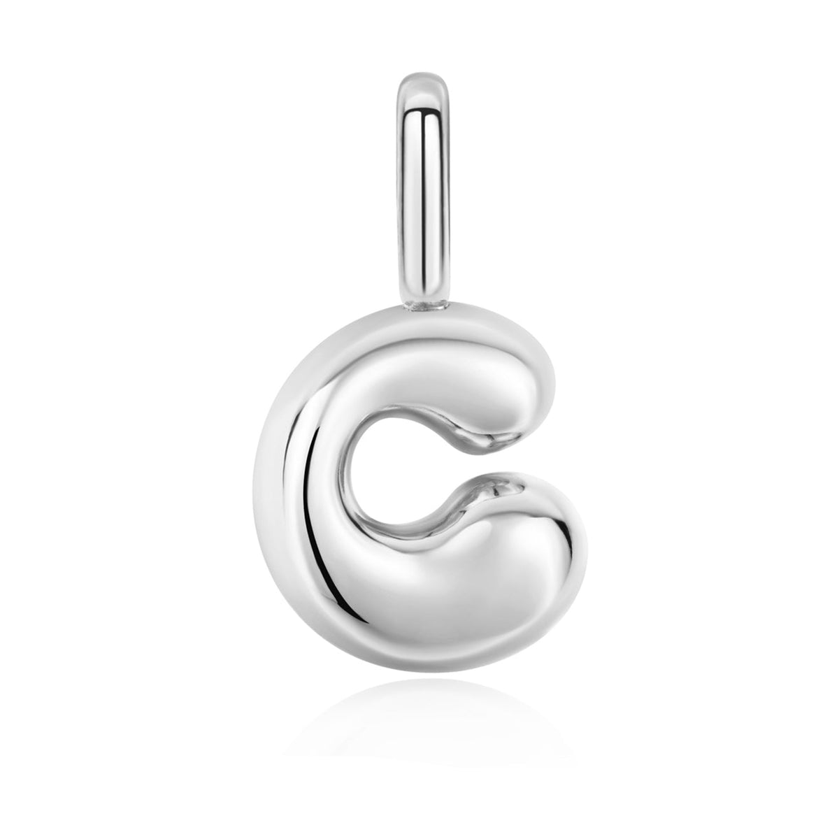 Charm Ania Haie Pop Charms Letra C Prateado — referência NC060-15H