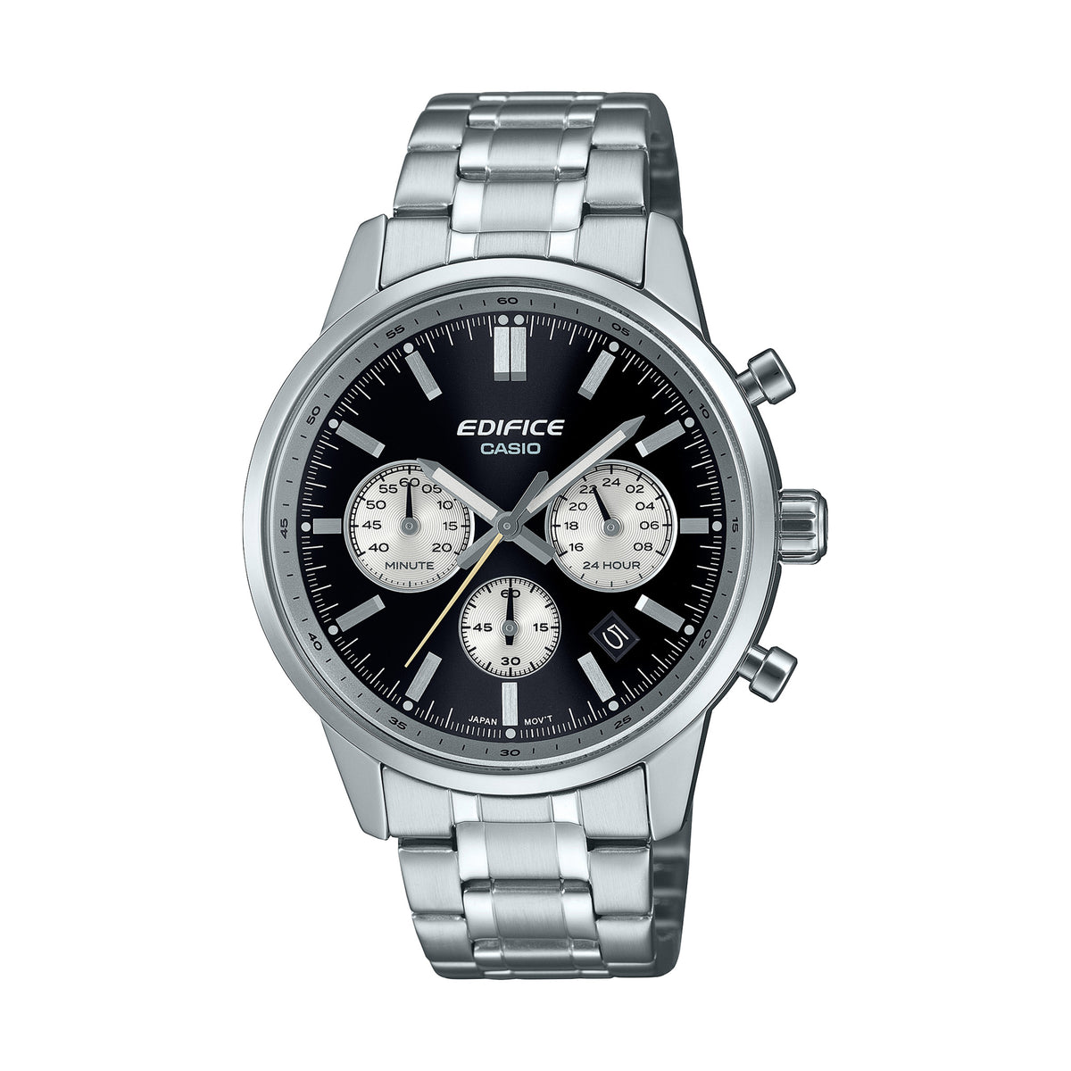 Relógio Casio Edifice EFR-575D-1AEF Preto — vista frontal