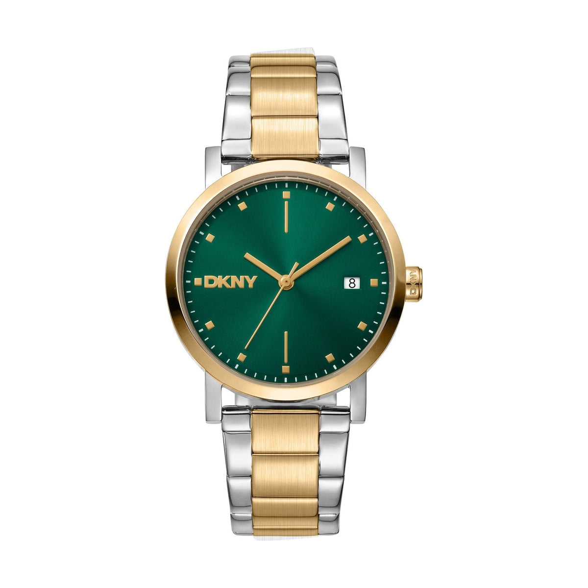 Relógio DKNY Soho Midi Bicolor Verde — referência DK1L036M0095