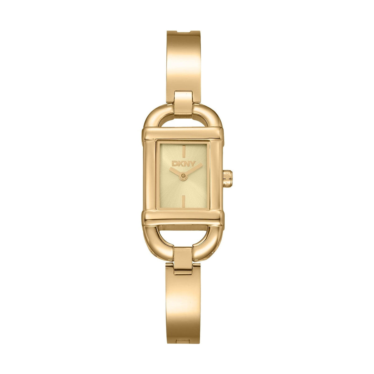 Relógio DKNY Signature Shape Dourado Champanhe — referência DK1L179M0235