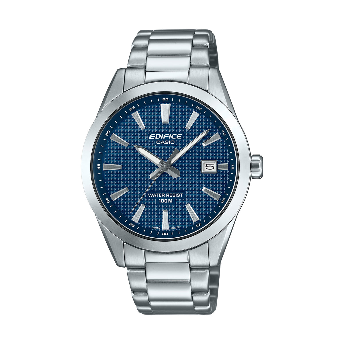 Relógio Casio Edifice EFV-160D-2AVEF Azul — vista frontal