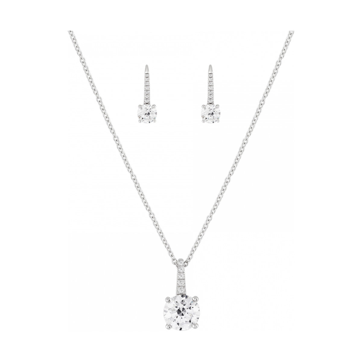 Conjunto Unike Classy Solitaire Shiny — UK.PK.1206.0001