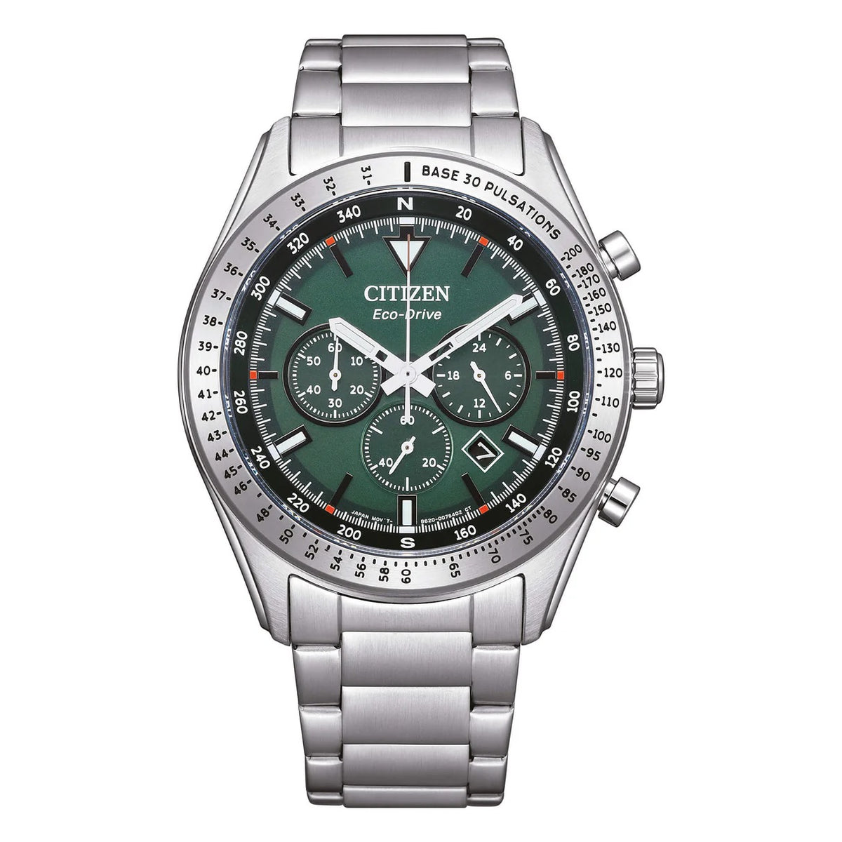 Relógio Citizen Rescue Chrono Eco-Drive Green — CA4600-89X