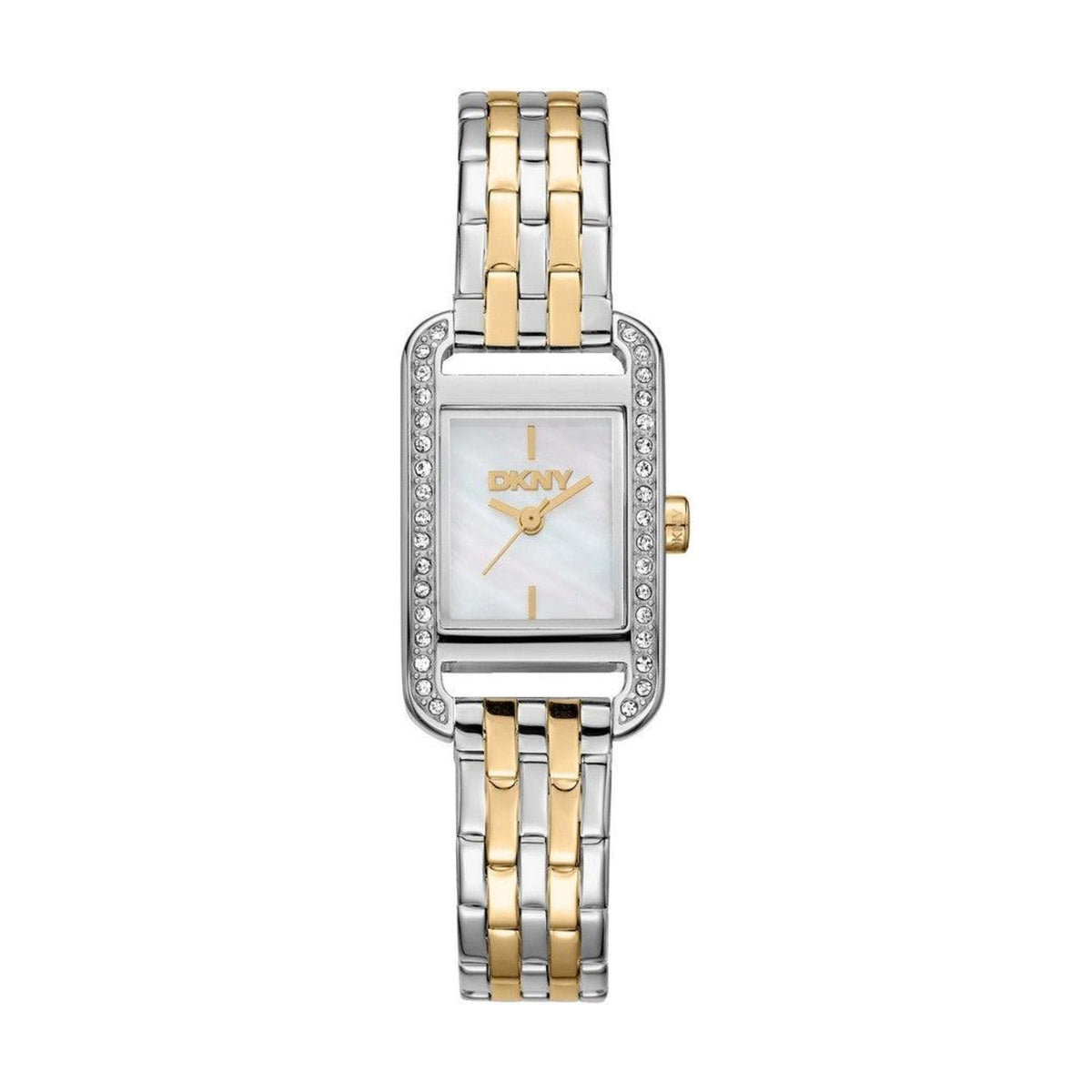 Relógio DKNY Signature Shape Bicolor Madrepérola — referência DK1L117M0065