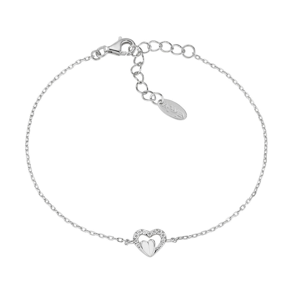 Pulseira Amen Amore com Zircónias – referência BRHPBBZ