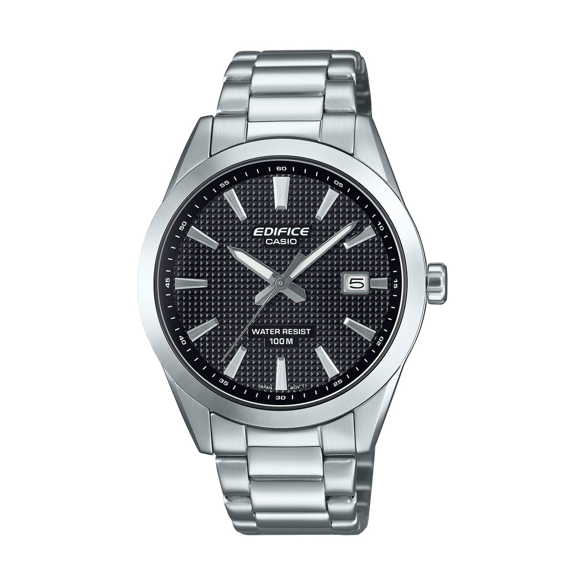 Relógio Casio Edifice EFV-160D-1AVEF Preto — vista frontal