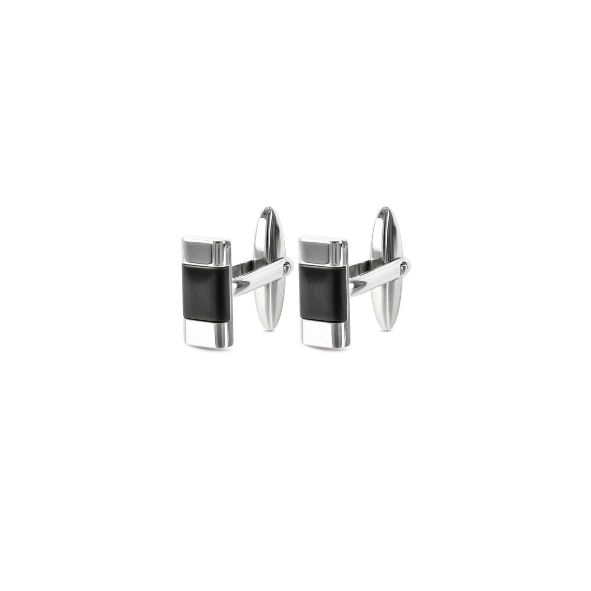 Botões de Punho ONE Men Noble Prateados — OAMC4101SS, vista de pormenor
