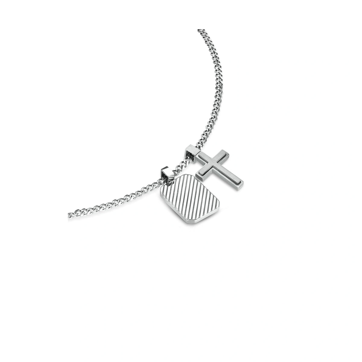 Colar ONE OAMN5107SS — vista lateral do pendente