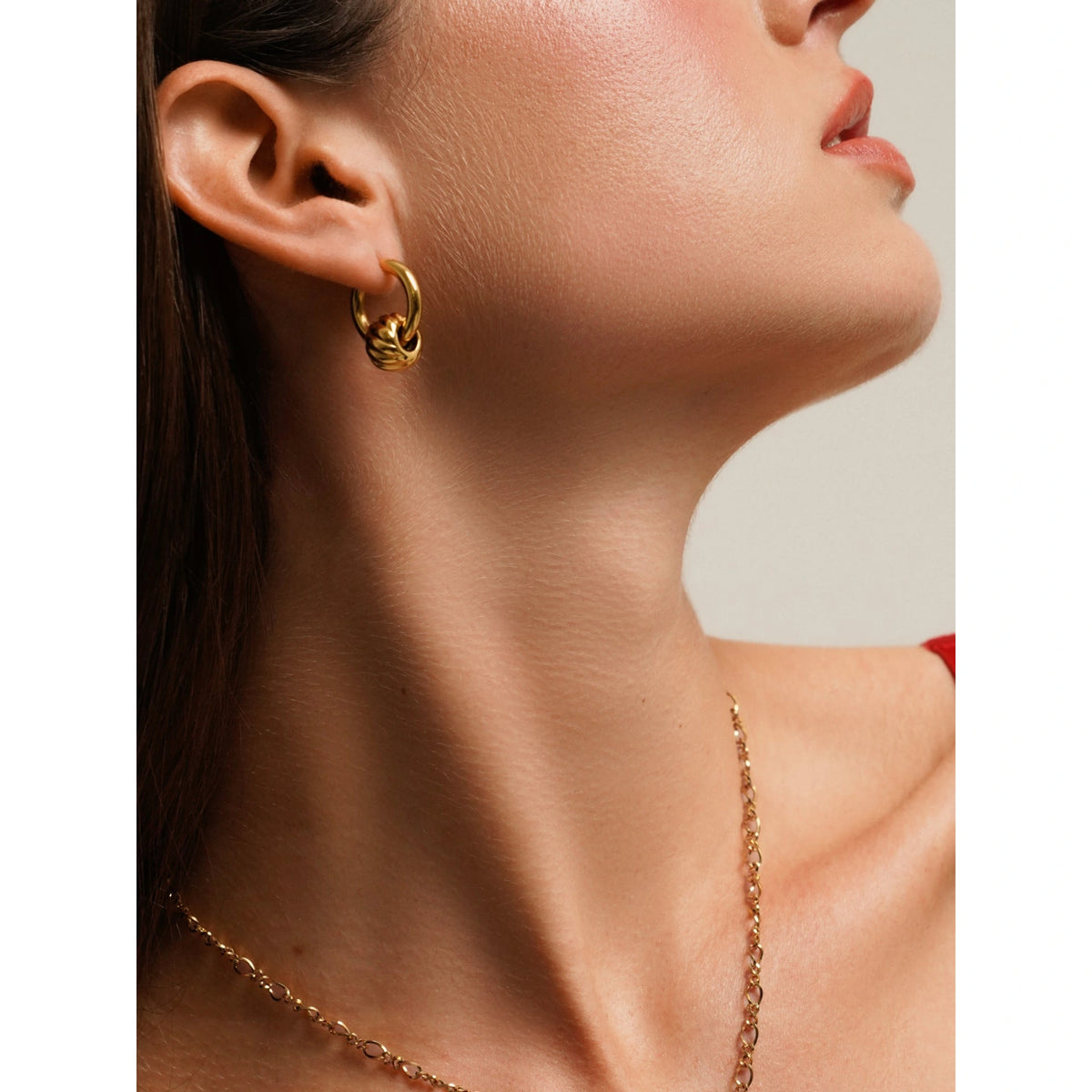 Charm ONE Story Wave Dourado — OJCS17G; vista adicional do produto