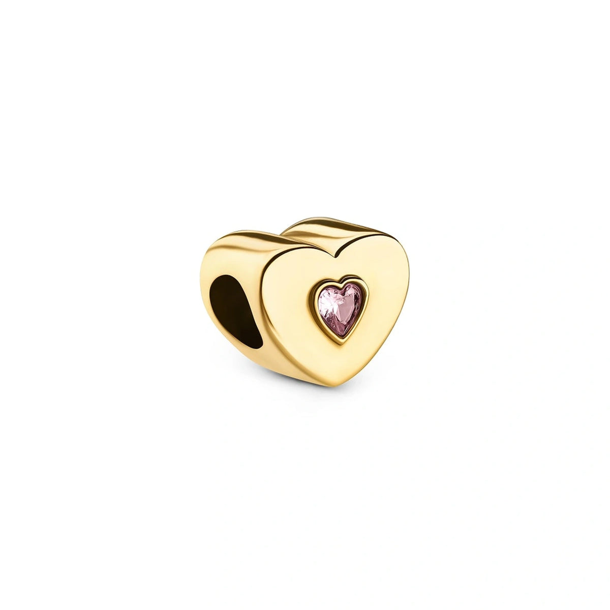 Charm ONE Story Aurora Crystal Dourado — OJCS27G, vista do produto