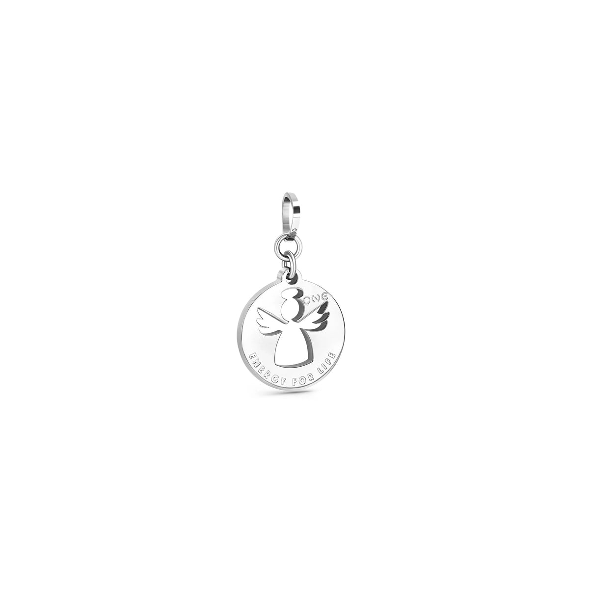 Charm ONE Life Anjo da Guarda Prateado — OJEBC755, vista do produto