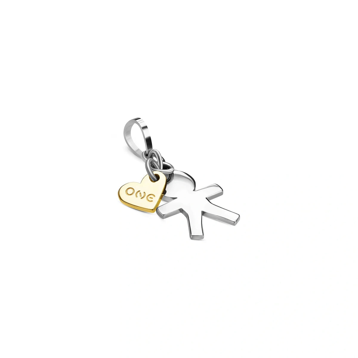 Charm ONE Life Eternal Love Menino Bicolor — OJEBC756, vista do produto
