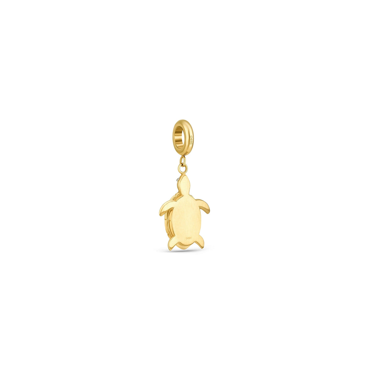 Charm ONE Life Sea Turtle Dourado — OJEBC786; exemplo de utilização