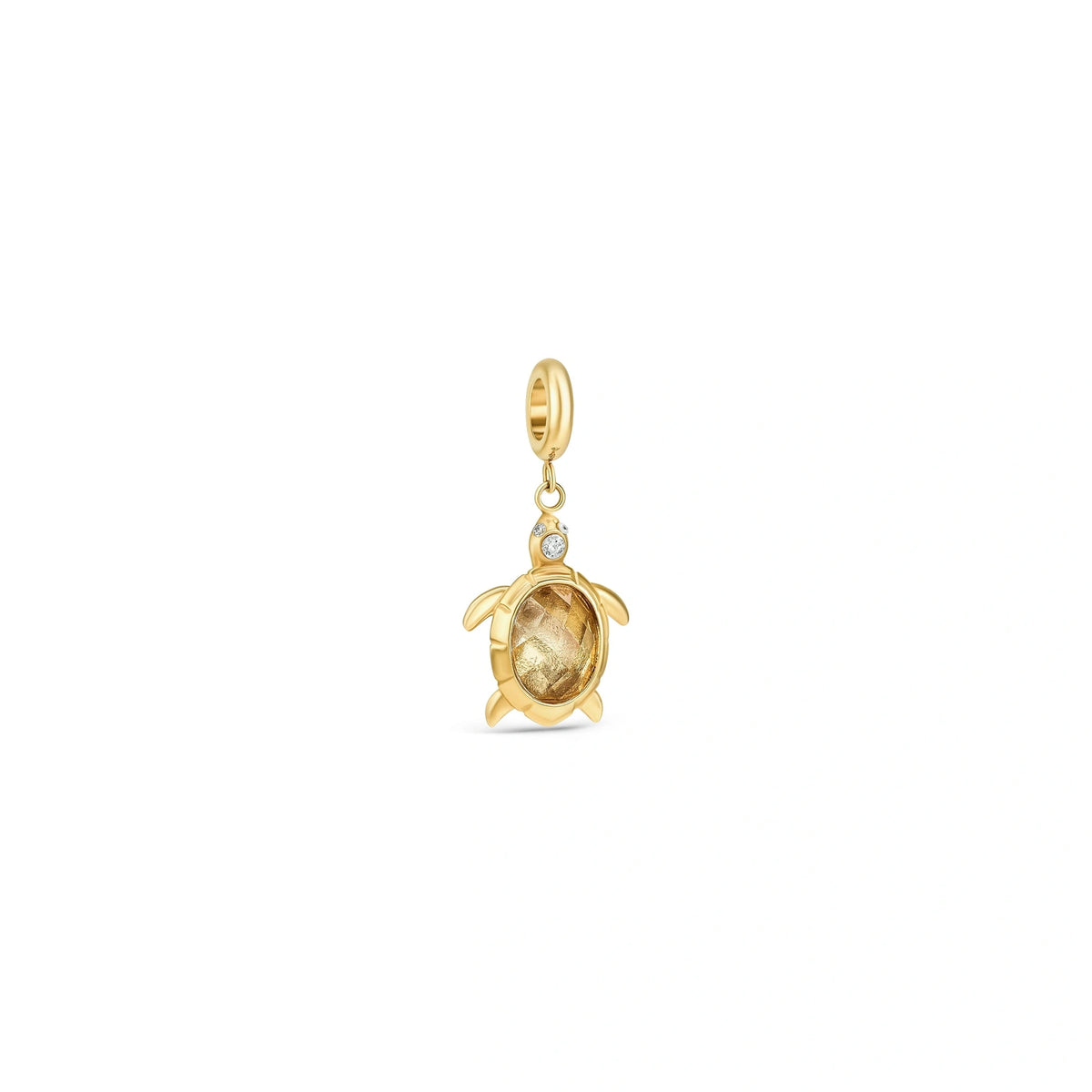 Charm ONE Life Sea Turtle Dourado — OJEBC786, vista do produto