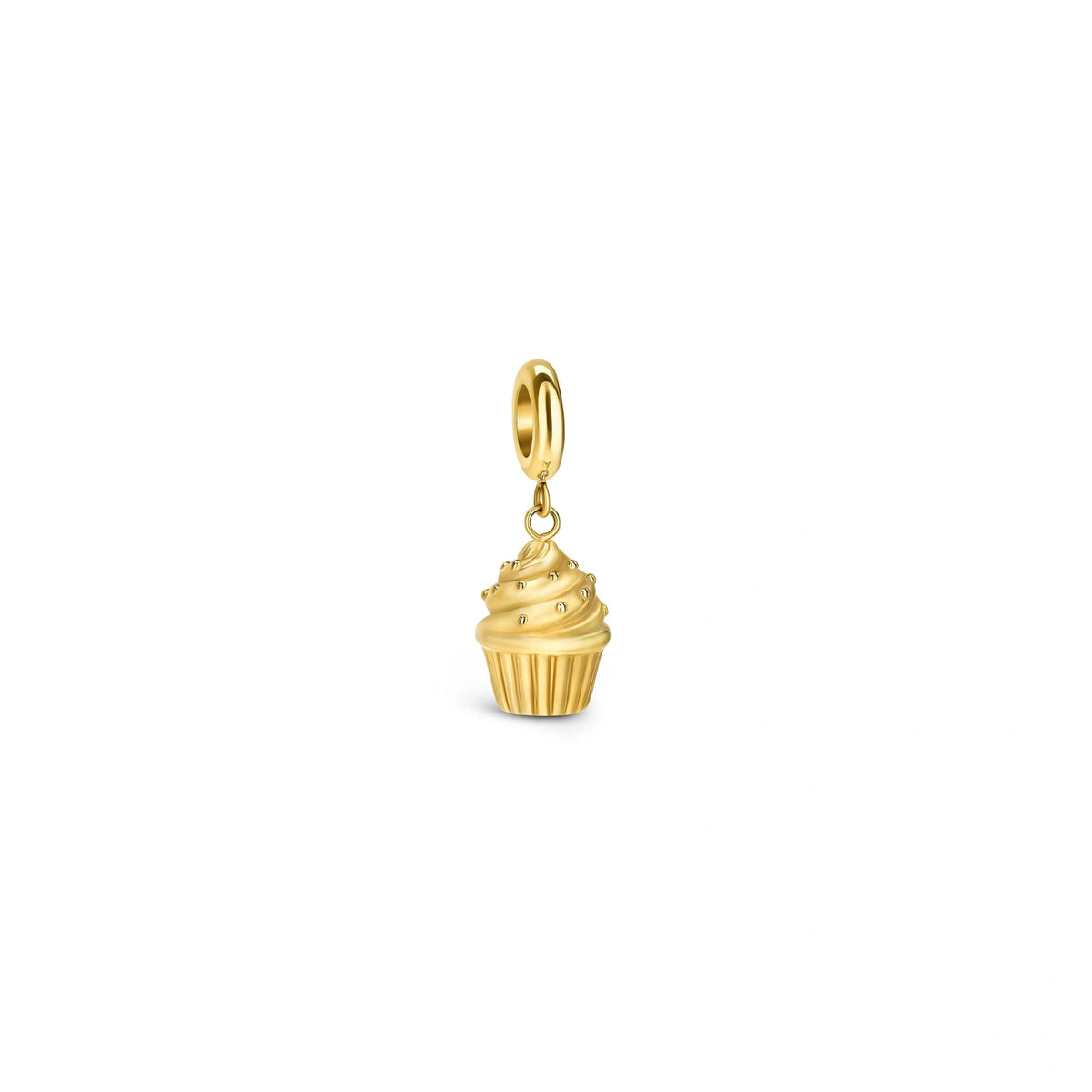 Charm ONE Life Cupcake Dourado — OJEBC795, vista do produto