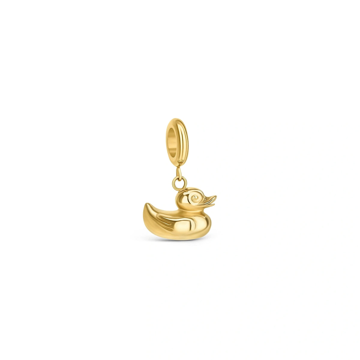 Charm ONE Life Pato de Borracha Dourado — OJEBC797, vista do produto