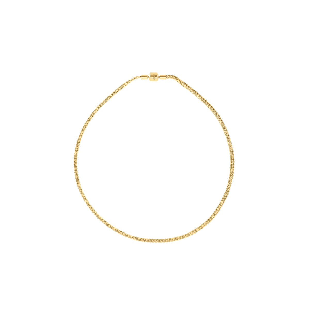 Colar ONE Life Master Twisted Dourado — OJNMG01; vista adicional do produto