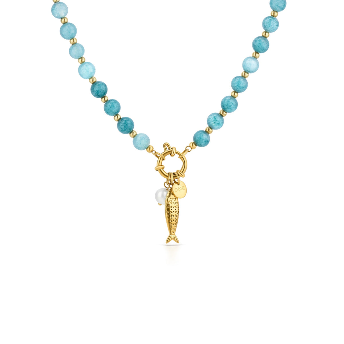 One Senhora Necklace Carmela Blue Ocean — referência OJNN106G; vista principal