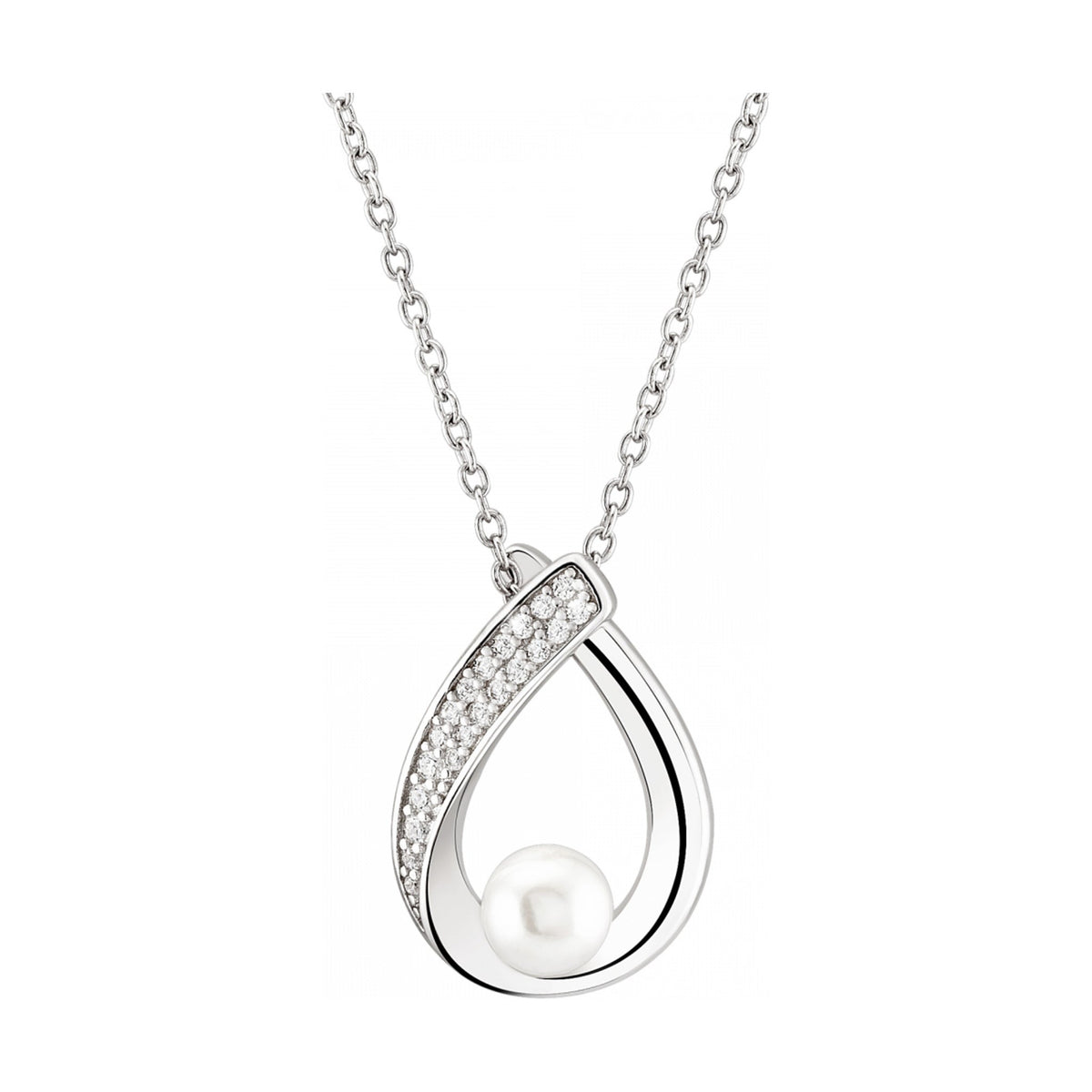 Colar Unike Classy Oval Pearl — UK.CL.1204.0163