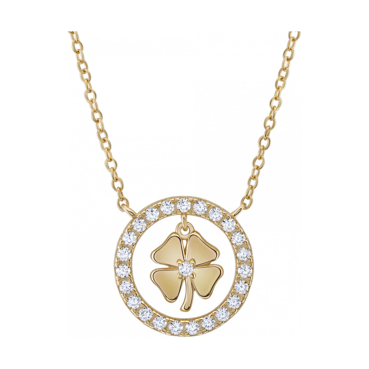 Colar Unike Meaningful Trevo Dourado — UK.CL.1204.0347
