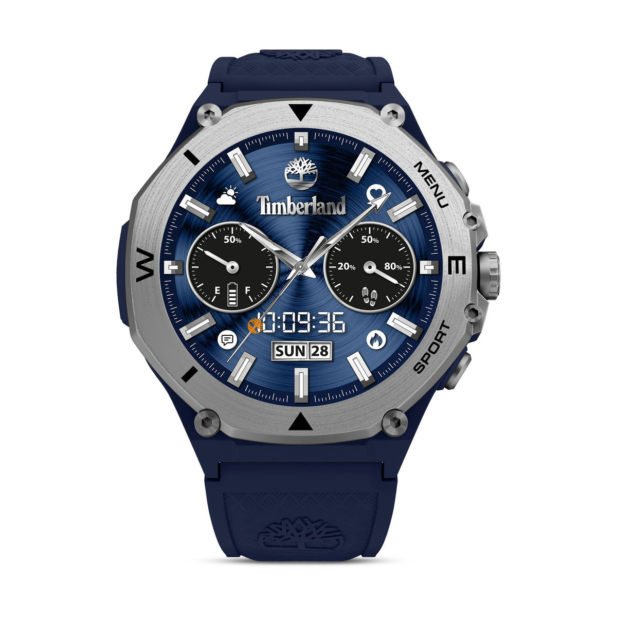 Smartwatch Timberland Trail Force S2 Azul-Marinho em Silicone