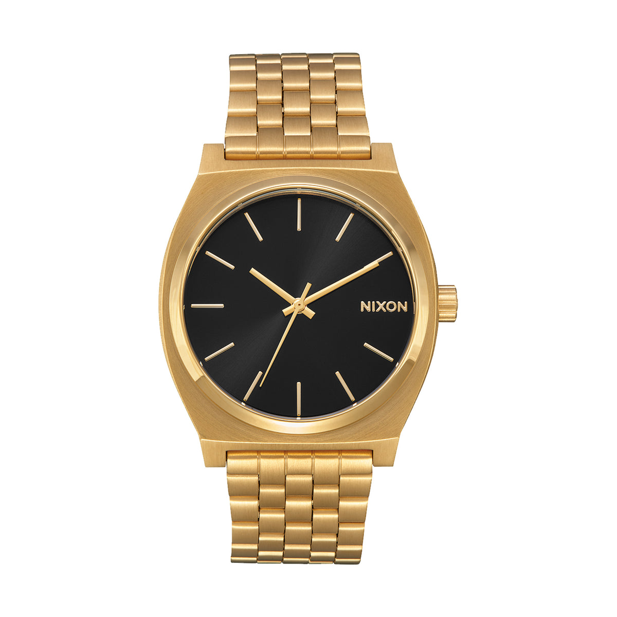 Relógio Nixon Time Teller Dourado e Preto Sunray A045-2042 — vista frontal