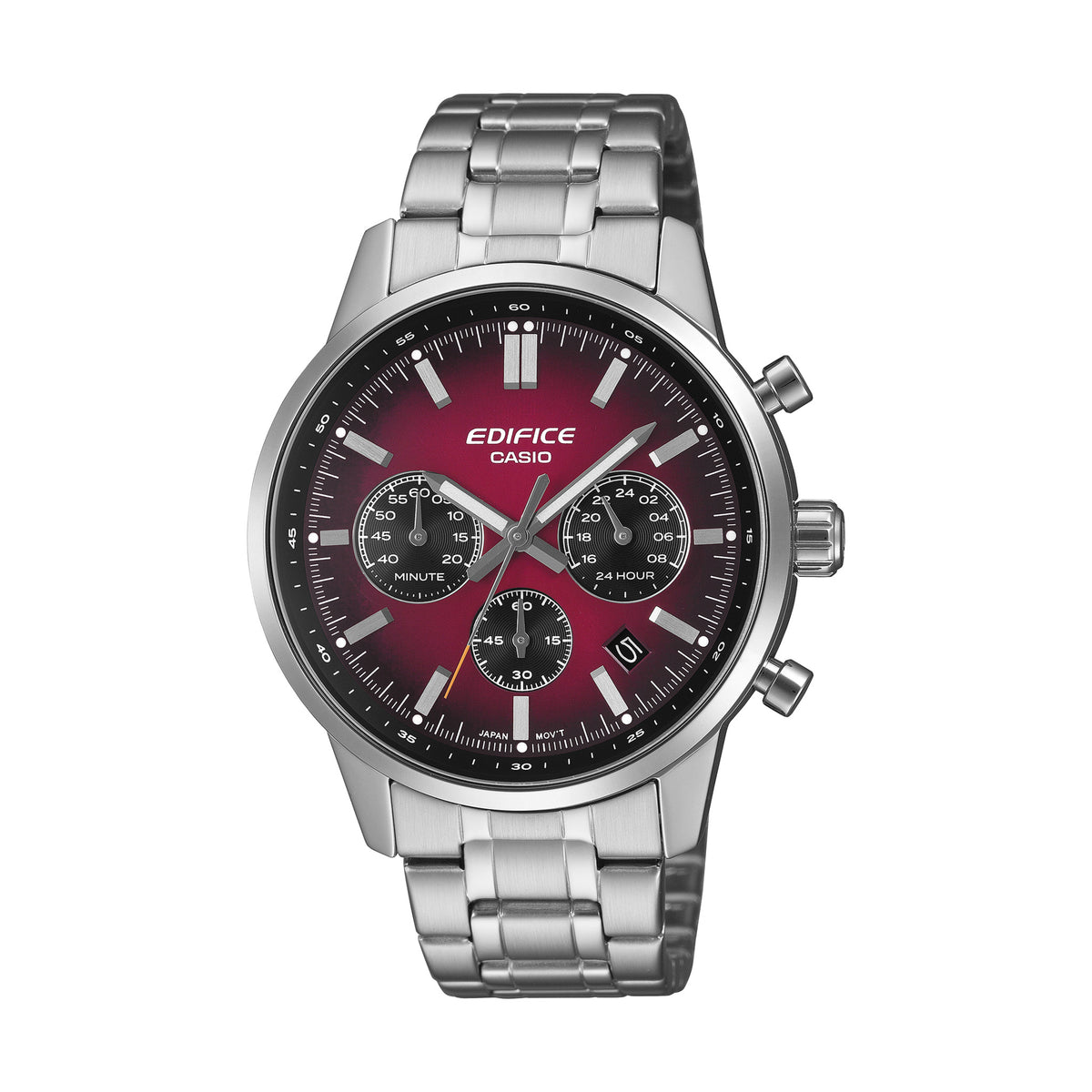 Relógio Casio Edifice EFR-575D-4AEF Vermelho — vista frontal