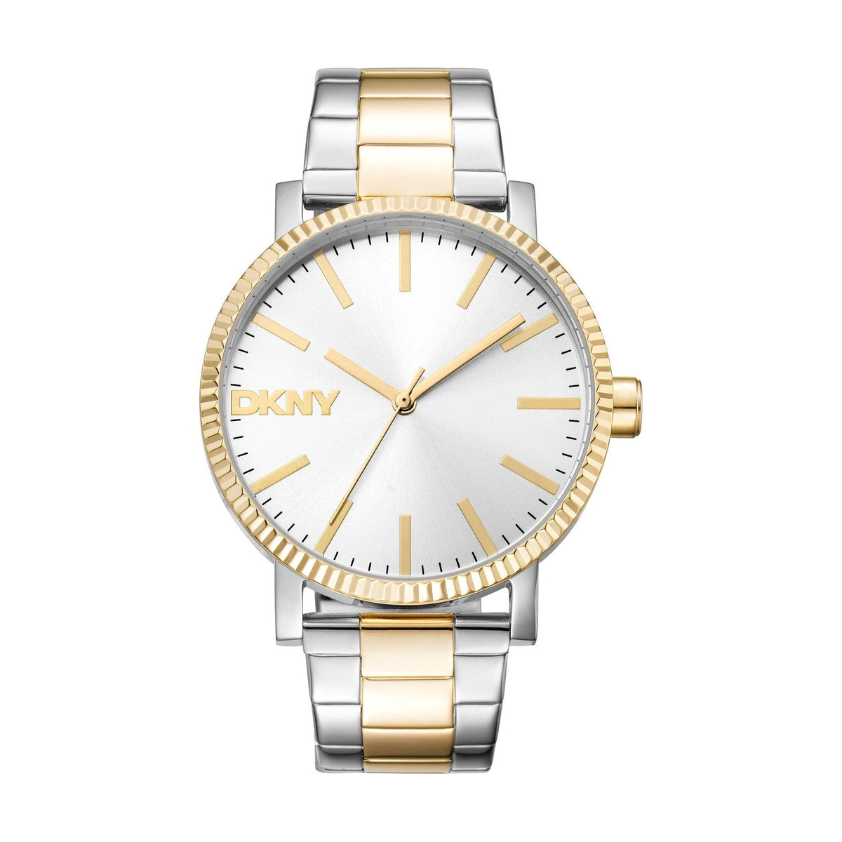 Relógio DKNY Soho Maxi Bicolor — referência DK1L034M0075