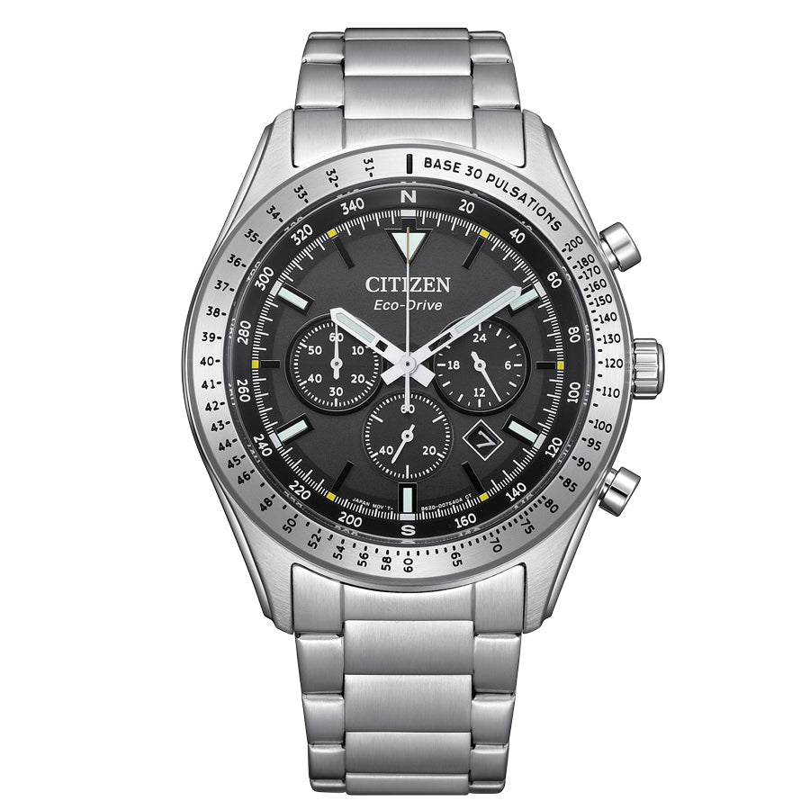 Relógio Citizen Rescue Chrono Eco-Drive Preto — CA4600-89E