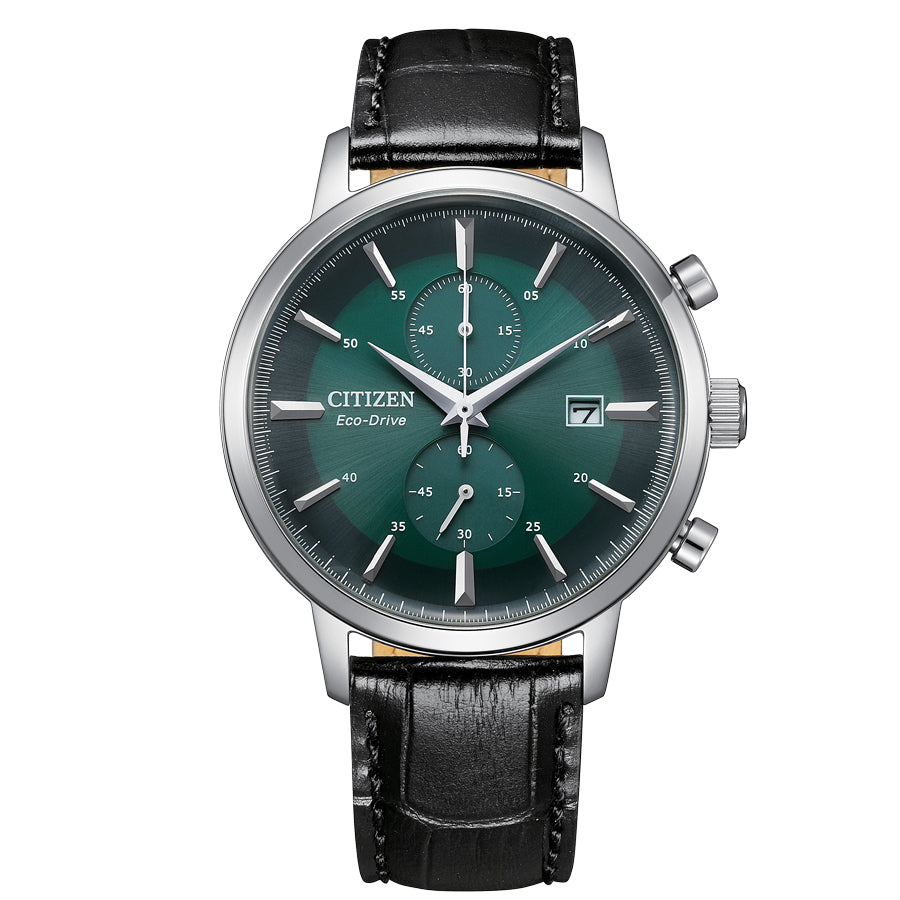 Relógio Citizen Eco-Drive Chronograph Green — CA7069-24X