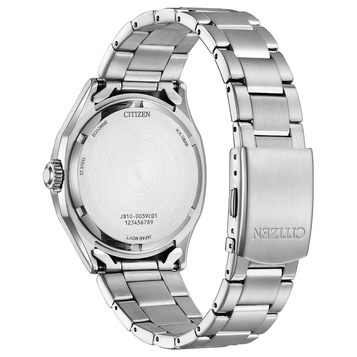 Relógio Citizen AW1750-85A — vista traseira
