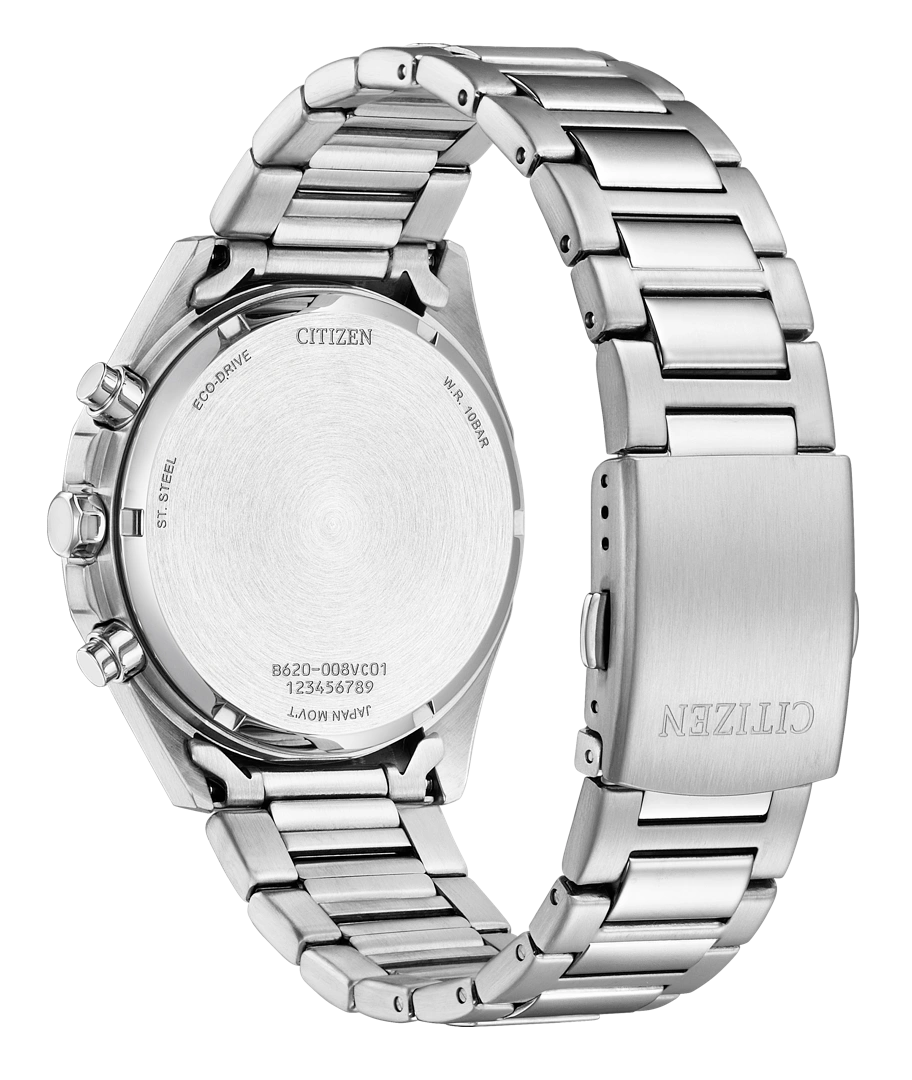 Relógio Citizen CA4590-81A — vista posterior