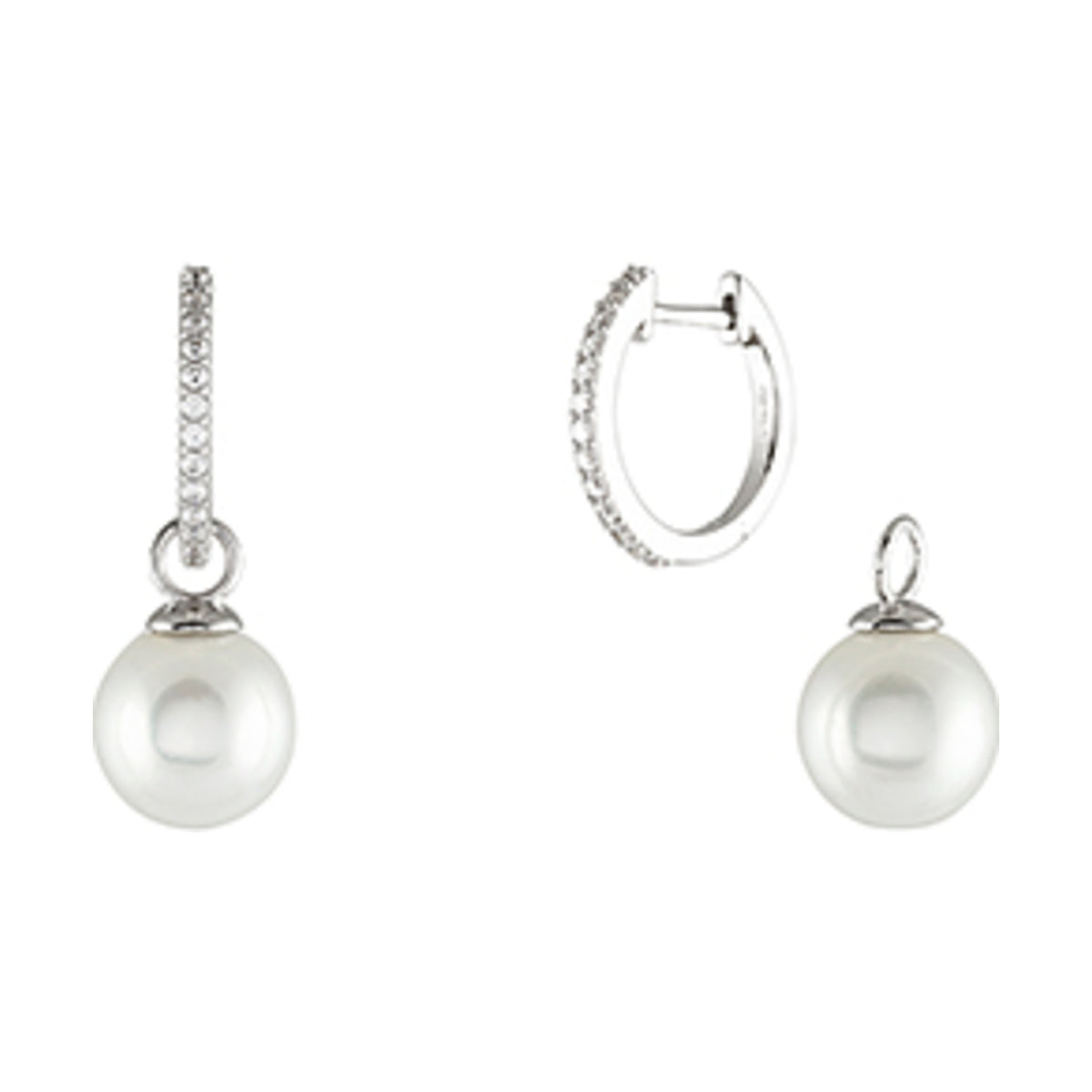 Argolas Unike Classy Pearls 2 em 1 — UK.AR.1204.0009