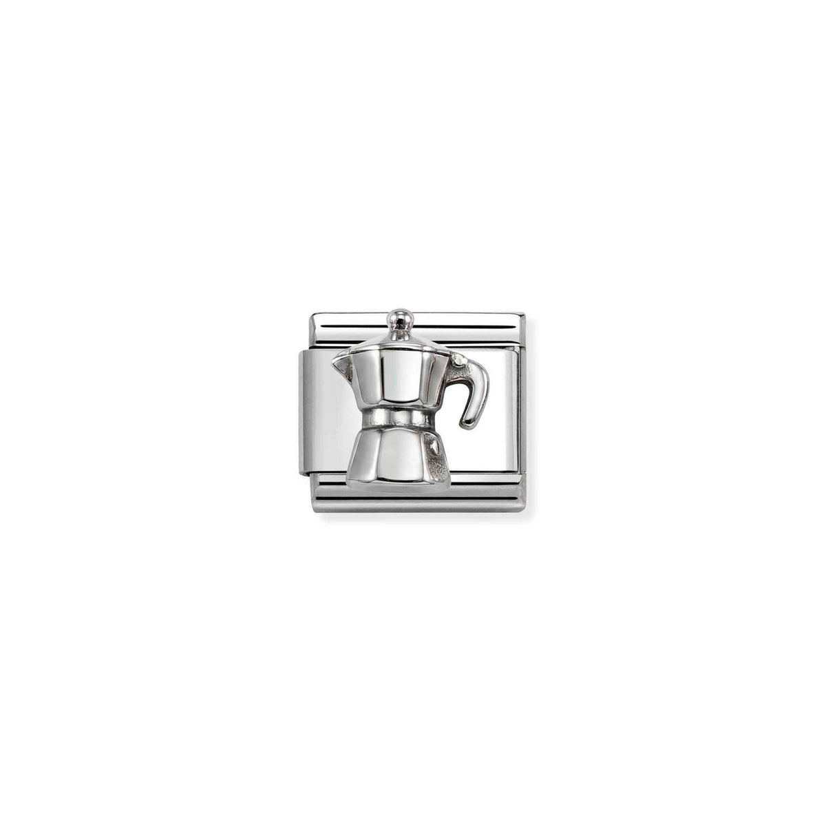 Charm Nomination Composable Classic Cafeteira Italiana — 330114/30, vista frontal