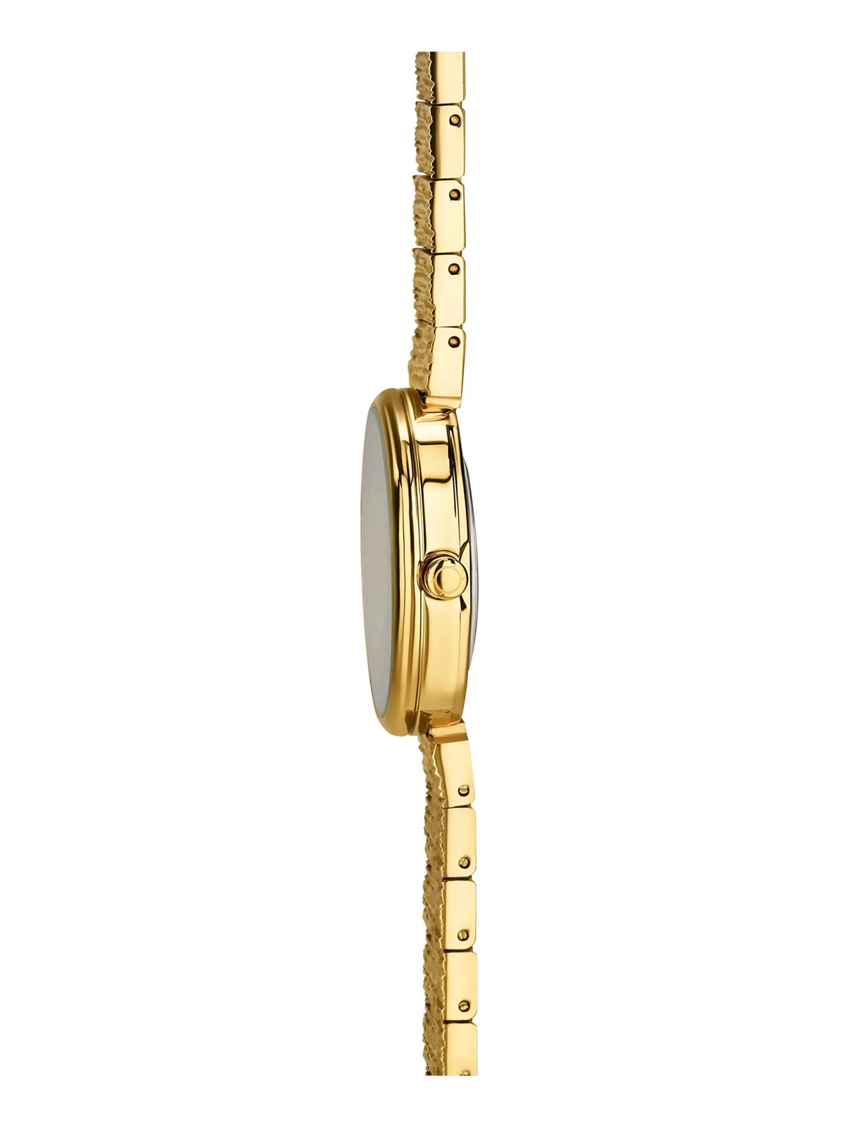 Relógio ONE Mirage Dourado, vista lateral da bracelete
