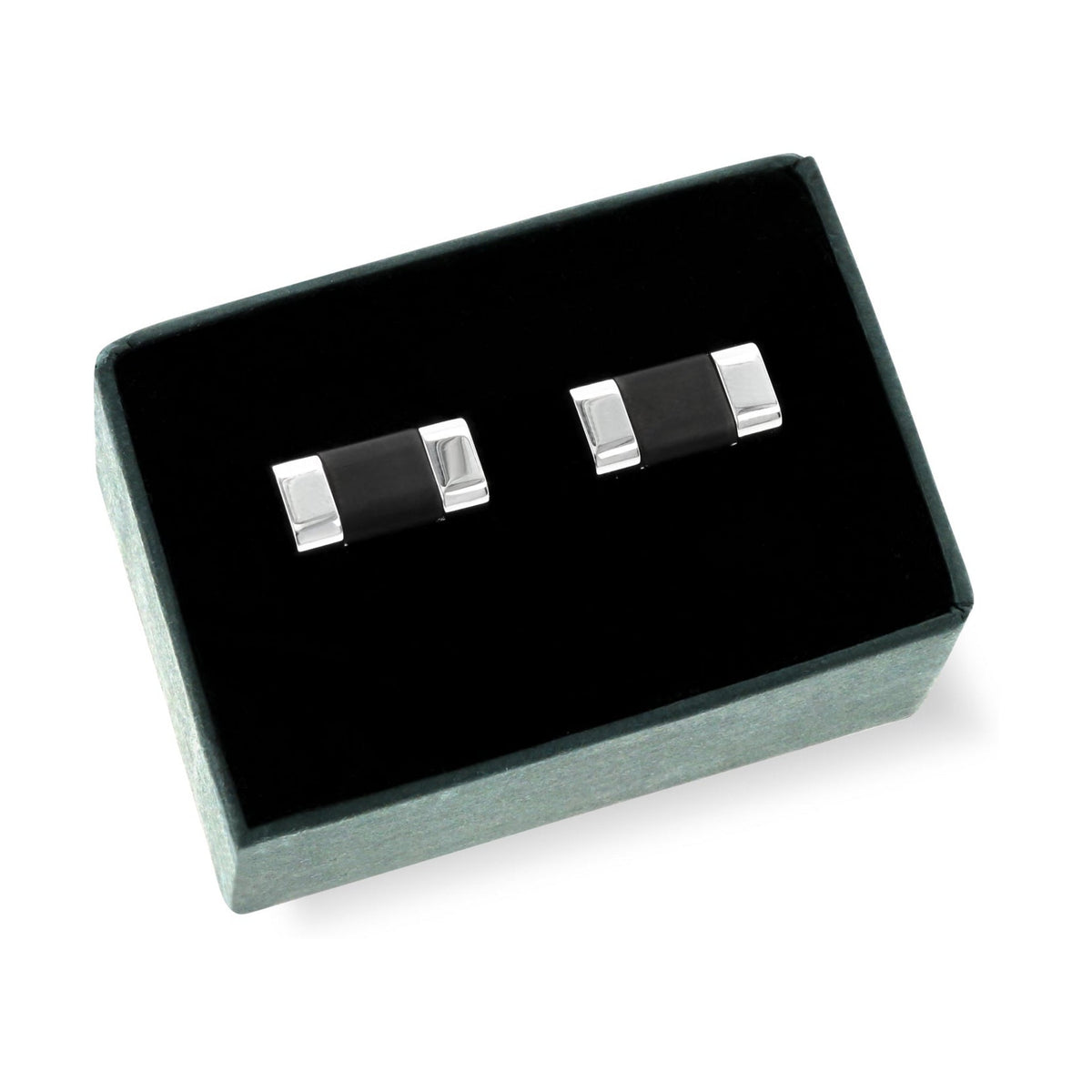 JOALHARIA BOTÕES DE PUNHO Aço Inox 316L ONE MEN NOBLE — OAMC4101SS